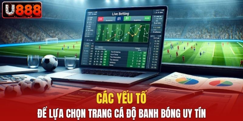 Các yếu tố để lựa chọn trang cá độ banh bóng uy tín