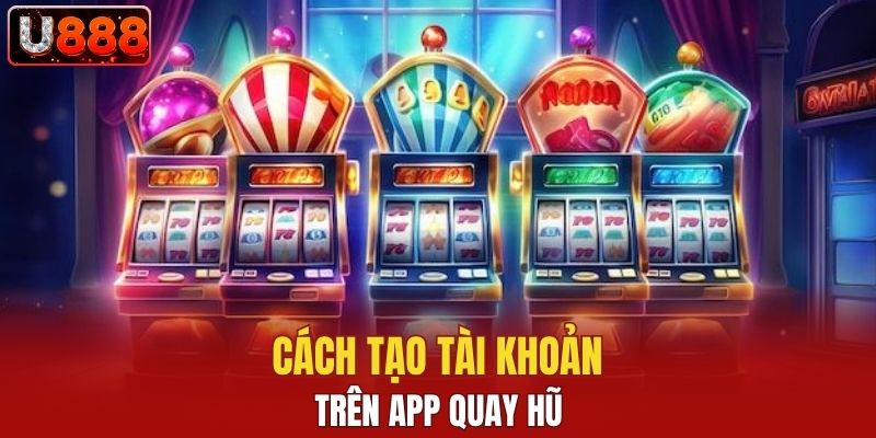 Cách tạo tài khoản trên app quay hũ