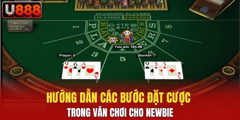 Hướng dẫn các bước đặt cược trong ván chơi cho newbie