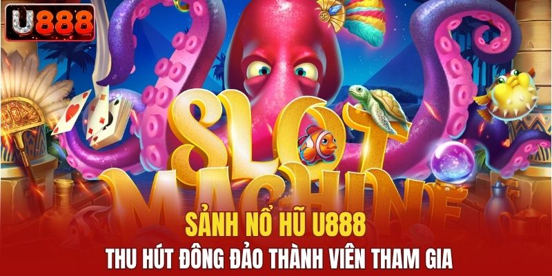 Sảnh nổ hũ U888 thu hút đông đảo thành viên tham gia